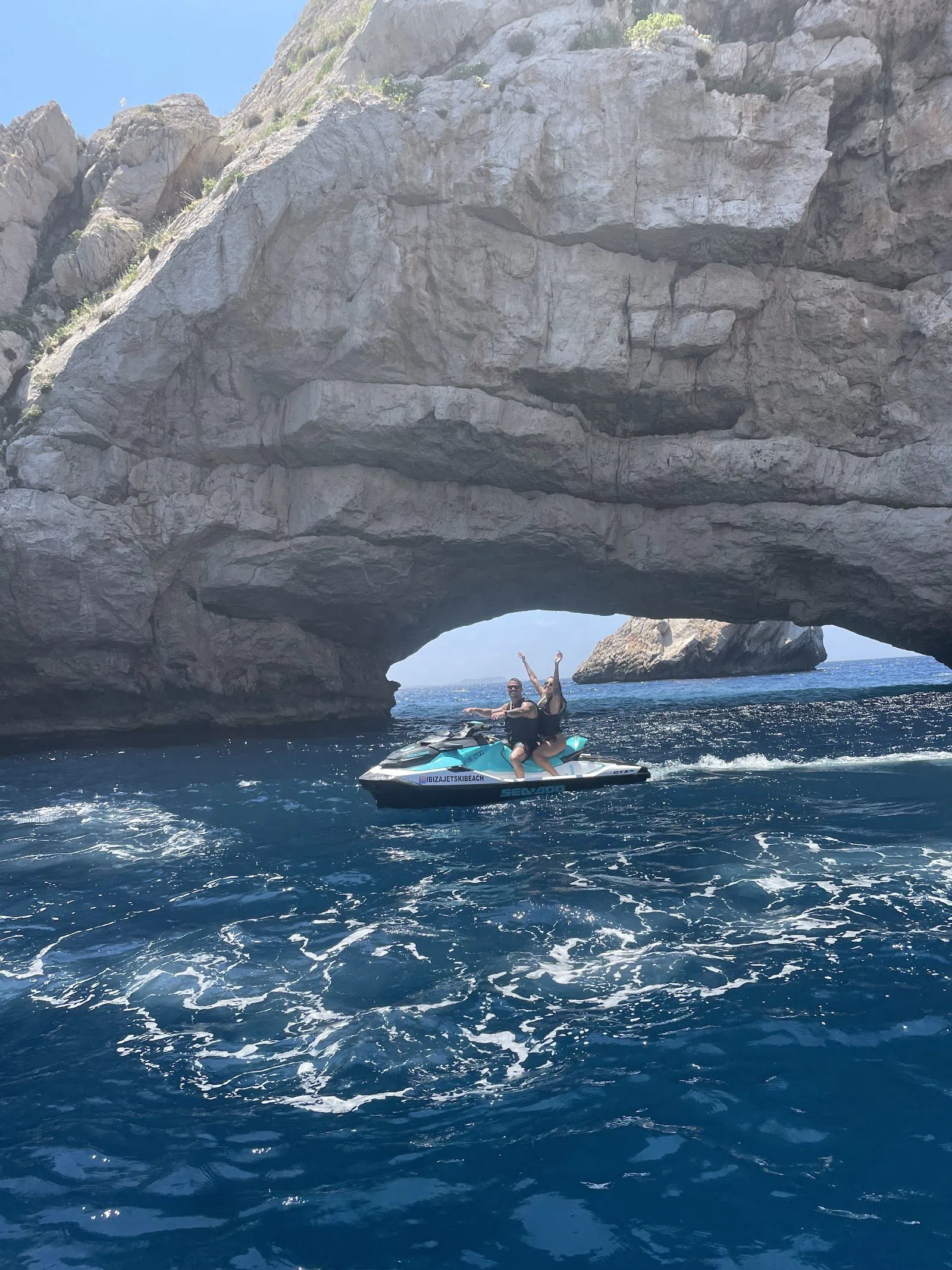 Ibiza Jet Ski Beach — Cala Bassa pier, Ibiza